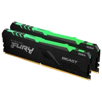Memorie RAM Kingston FURY Beast RGB KF432C16BBK2/ 8 DIMM/ DDR4/ 8 GB