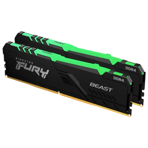 Оперативная память Kingston FURY Beast RGB KF430C15BBAK2/ 16 DIMM/ DDR4/ 16 ГБ photo 1