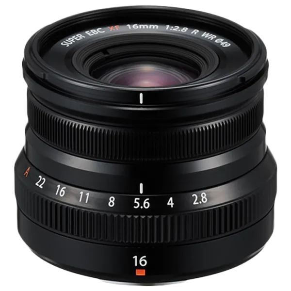 Объектив Fujinon XF16 mm F2.8 R WR Черный photo 1