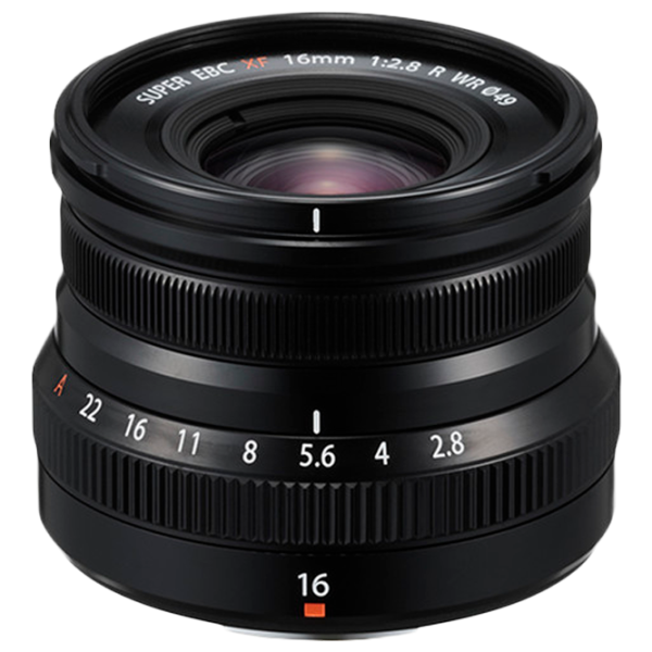 Объектив Fujinon XF16 mm F2.8 R WR Черный photo 1