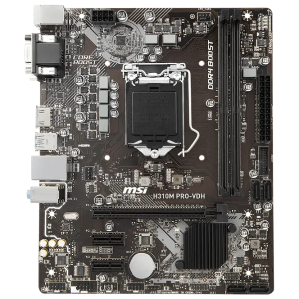 Материнская плата MSI H310M PRO-VDH mATX/ Intel H310 photo 1