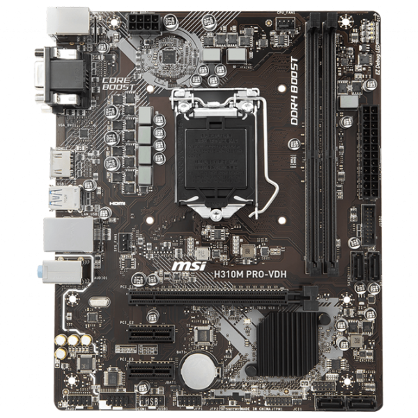 Материнская плата MSI H310M PRO-VDH mATX/ Intel H310 photo 1