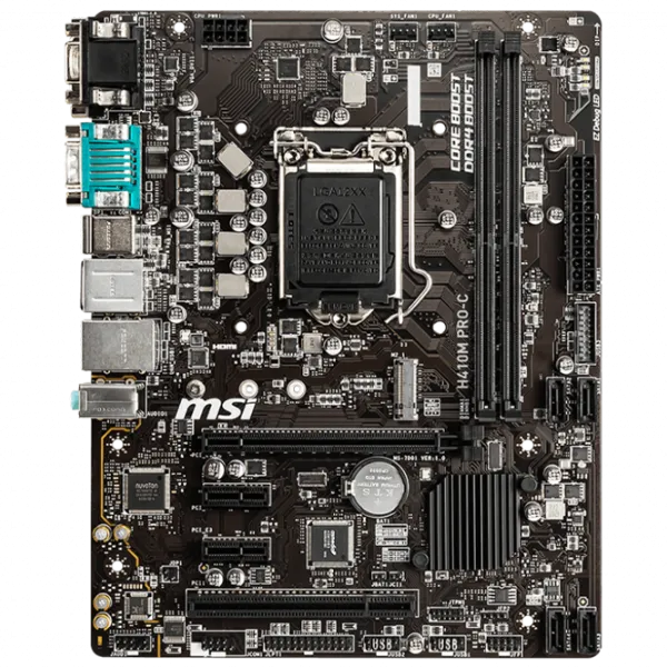 Материнская плата MSI H410M PRO-C mATX/ Intel H410M photo 1