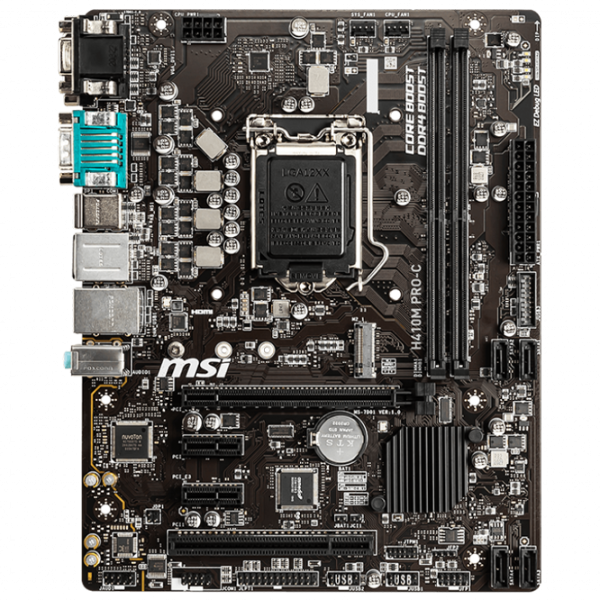 Материнская плата MSI H410M PRO-C mATX/ Intel H410M photo 1