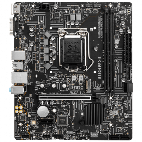 Placă de bază MSI B560M PRO-E mATX/ Intel B560M photo 1 Placă de bază MSI B560M PRO-E mATX/ Intel B560M photo 1