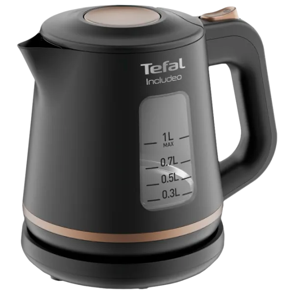 Ceainic electric Tefal KI533811 1l / Ascuns / Black photo 1