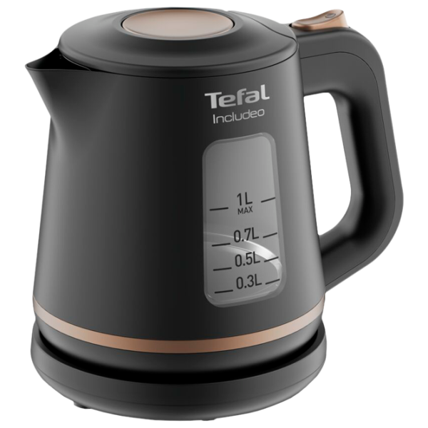 Ceainic electric Tefal KI533811 1l / Ascuns / Black photo 1