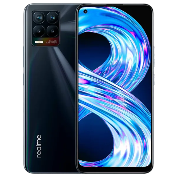 Realme 8 4 GB/ 64 GB/ Dual SIM/ Black Punk photo 1
