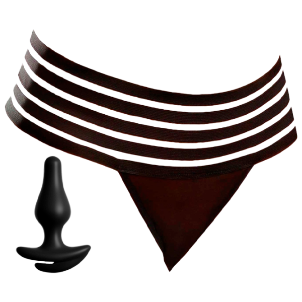 Комплект нижнего белья Hookup Crotchless Love Garter (94 x 30 мм) Черный photo 1 Комплект нижнего белья Hookup Crotchless Love Garter (94 x 30 мм) Черный photo 1