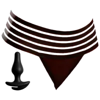 Комплект нижнего белья Hookup Crotchless Love Garter (94 x 30 мм) Черный