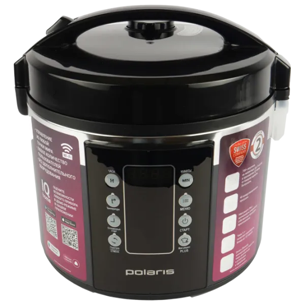 Мультиварка Polaris PMC0528 Wi Fi IQ Home 750 Вт/ Черный photo 1