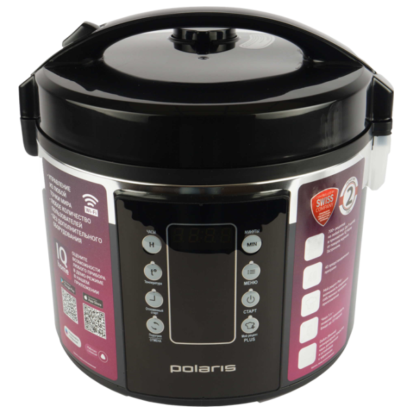 Мультиварка Polaris PMC0528 Wi Fi IQ Home 750 Вт/ Черный photo 1