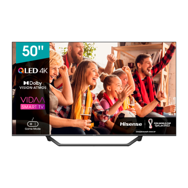 Televizor Hisense 50A7GQ 50"/ QLED/ 4K/ Smart TV/ Black photo 1