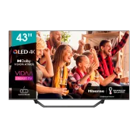 Телевизор Hisense 43A7GQ 43"/ QLED/ 4K/ Smart TV/ Черный