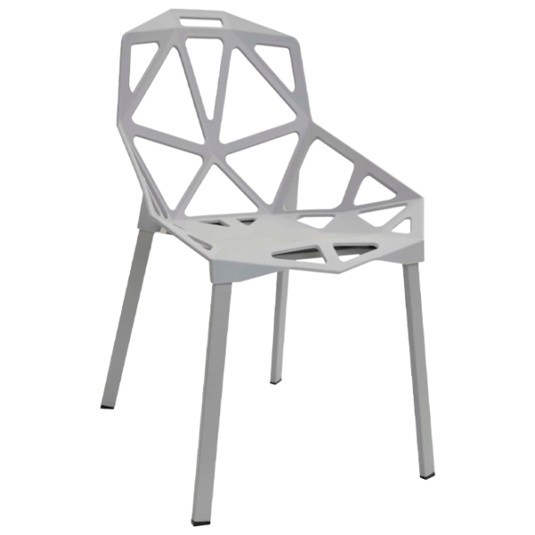 Scaun de bucătărie DecoPrim ST-14 Plastic/ Gray photo 1