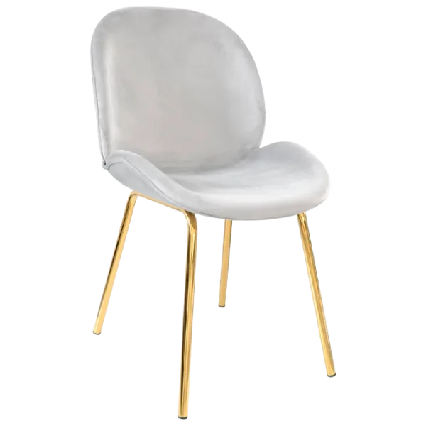 Scaun de bucătărie DecoPrim Roxy Stofă/ Gray Gold photo 1 Scaun de bucătărie DecoPrim Roxy Stofă/ Gray Gold photo 1