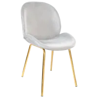 Scaun de bucătărie DecoPrim Roxy Stofă/ Gray Gold