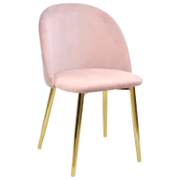 Кухонный стул DecoPrim Maya Ткань/ Розовый Золотой