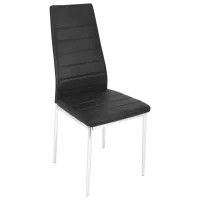 Scaun de bucătărie DecoPrim Crom Piele artificială/ Black