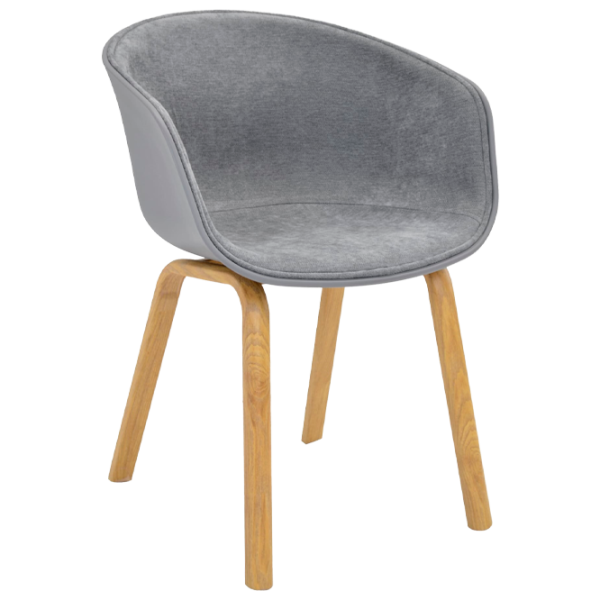 Scaun de bucătărie DecoPrim Cortez Stofă/ Gray photo 1