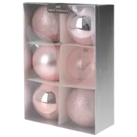 Игрушки для ёлки Christmas 34460 8 см/ Розовый