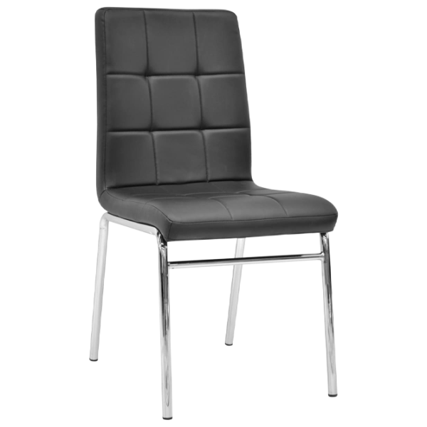 Scaun de bucătărie DecoPrim CL-06 Piele artificială/ Black photo 1 Scaun de bucătărie DecoPrim CL-06 Piele artificială/ Black photo 1