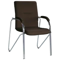 Scaun de birou Nowy Styl Samba Chrome Poliester/ Brown