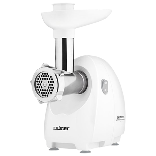 Mașină de tocat carne ZELMER ZMM4048 1900 W/ 2.5 kg/ min/ White photo 1