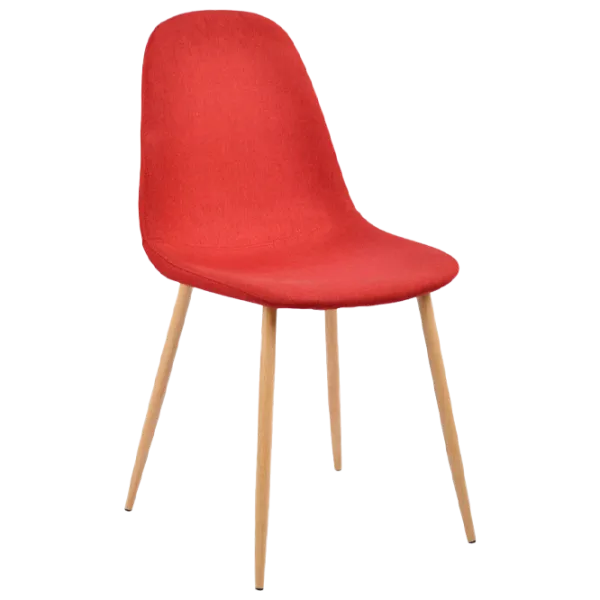 Scaun de bucătărie DecoPrim C-710 Stofă/ Red photo 1 Scaun de bucătărie DecoPrim C-710 Stofă/ Red photo 1