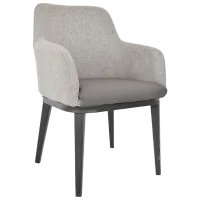 Кухонный стул DecoPrim B-80 Ткань, искусственная кожа/ Серый