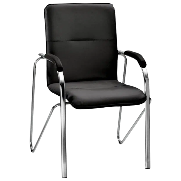 Scaun de birou Nowy Styl Samba Chrome Piele artificială/ Black photo 1