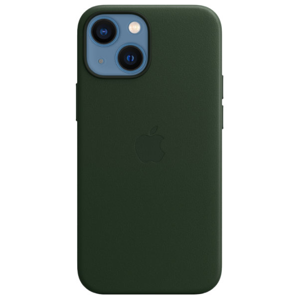 Husă pentru smartphone Apple iPhone 13 mini Apple/ Back/ Piele/ Green photo 1 Husă pentru smartphone Apple iPhone 13 mini Apple/ Back/ Piele/ Green photo 1