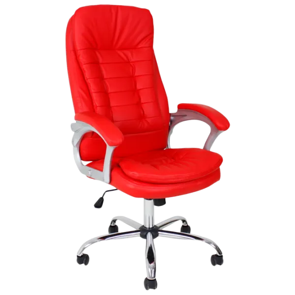 Fotoliu de birou DecoPrim BX-0025 Piele artificială/ Red photo 1 Fotoliu de birou DecoPrim BX-0025 Piele artificială/ Red photo 1