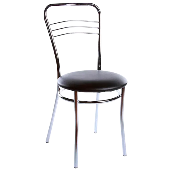 Scaun de bucătărie Nowy Styl Argento V-3 Piele artificială/ Black photo 1