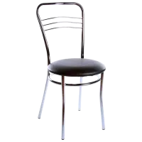 Кухонный стул Nowy Styl Argento V-3 Искусственная кожа/ Черный