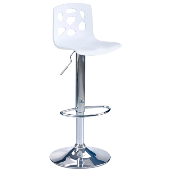 Scaun de bucătărie Halmar Bar H48 Plastic/ White photo 1 Scaun de bucătărie Halmar Bar H48 Plastic/ White photo 1