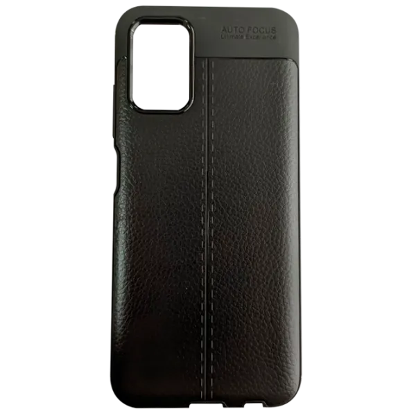 Husă pentru smartphone Samsung Galaxy A03s Rival/ Back/ Piele/ Black photo 1