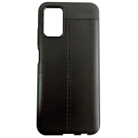 Чехол для смартфона Samsung Galaxy A03s Rival/ Back/ Кожа/ Черный