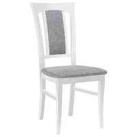 Кухонный стул Halmar Konrad Ткань/ Белый Серый