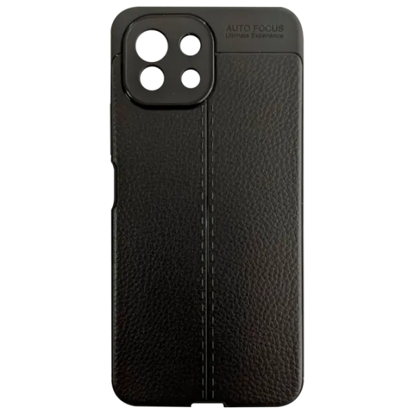 Husă pentru smartphone Xiaomi Mi 11 Lite/ 11 Lite 5G NE Rival/ Back/ Piele/ Black photo 1