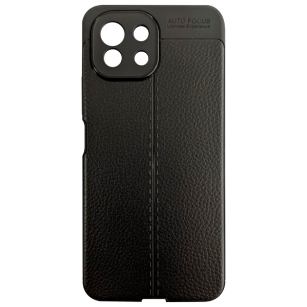 Husă pentru smartphone Xiaomi Mi 11 Lite/ 11 Lite 5G NE Rival/ Back/ Piele/ Black photo 1