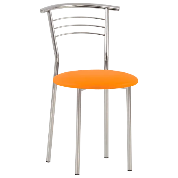 Scaun de bucătărie Nowy Styl Marco V17 Piele artificială/ Orange photo 1