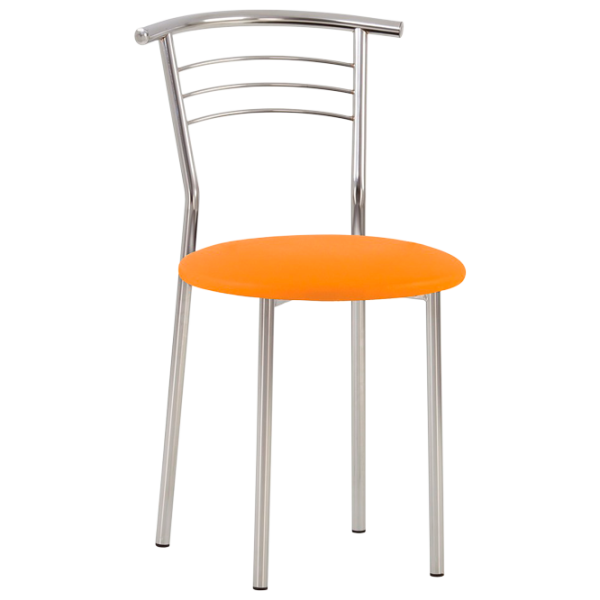 Scaun de bucătărie Nowy Styl Marco V17 Piele artificială/ Orange photo 1