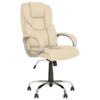 Fotoliu de birou Nowy Styl Morfeo Chrome Piele artificială/ Beige