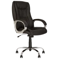 Fotoliu de birou Nowy Styl Elly Chrome Piele artificială/ Black