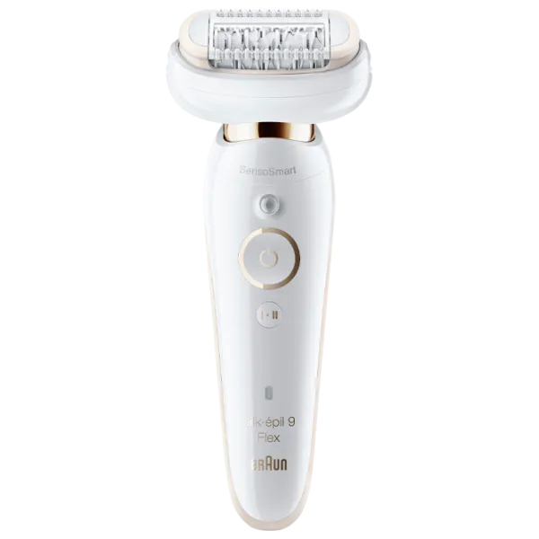 Эпилятор Braun SES 9002 3D Сухая/ Влажная/ Золотой Белый photo 1