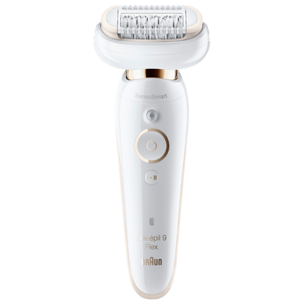 Эпилятор Braun SES 9002 3D Сухая/ Влажная/ Золотой Белый photo 1
