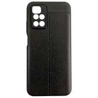 Husă pentru smartphone Xiaomi Redmi 10 Rival/ Back/ Piele/ Black