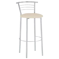 Nowy Styl Marco hoker V18 Искусственная кожа/ Бежевый Хром