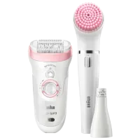 Epilator Braun SES 9985 BS Uscată/ Umedă/ Pink White